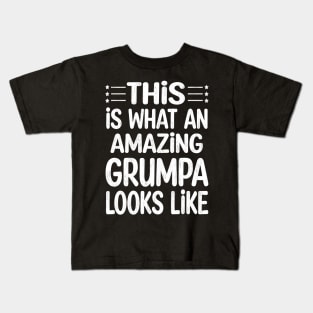 grumpa Fathers day Kids T-Shirt